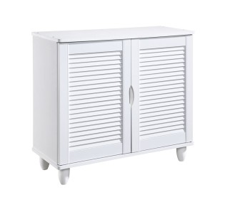 SHOE CABINET - 2 Doors 77x33x70cm White