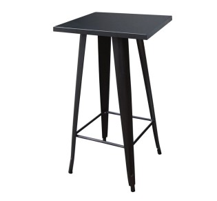 RELIX Τραπέζι Bar 60x60cm / Μέταλλο - Βαφή Μαύρο