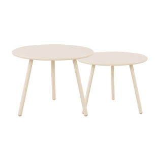 ASTRID Set 5pcs / PP - Metal Cream - Cushions Sandy Green