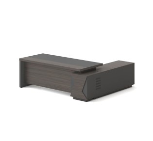 VIP Desk LEFT 200x180cm / Grey Walnut