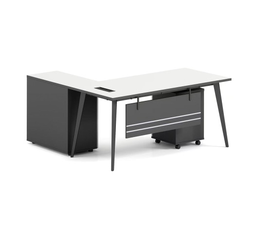 STATUS Reversible Desk 180x80cm Grey / White