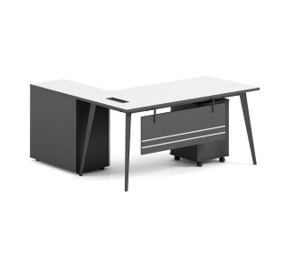 STATUS Reversible Desk 180x80cm Grey / White