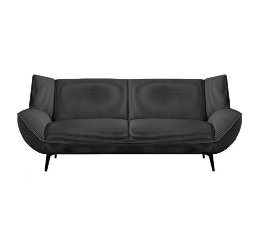 EMERALD 3-Seater Sofa / Anthracite Corduroy Fabric