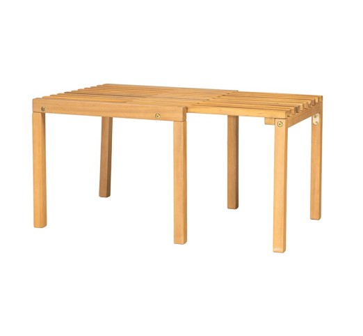 COZY Extendentable Side Table 50+30x50cm / Acacia Natural