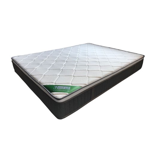 MATTRESS 90x200xH25cm Pocket Spring - Reinforced edge / 1-side - Roll Pack (4)
