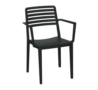 NOLA Armchair Stackable / PP - UV Black 2