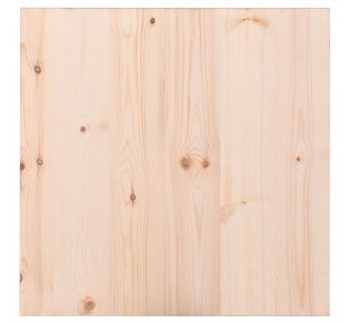 TABLE TOP 80x80cm - 40mm / Pine - Raw