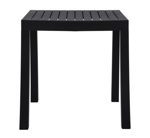 DALTON Table 72x72cm / PP - UV Black - Metal Black