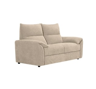 DALLAS 2-Seater Sofa Beige Fabric