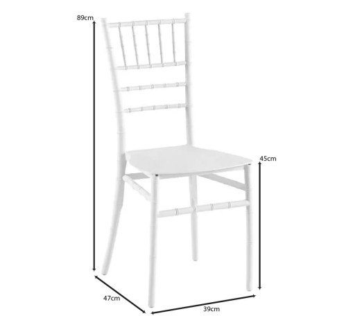 ILONA-W Chair Stackable | e-epipla.com