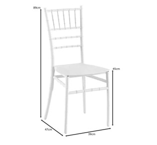 ILONA-W Chair Stackable | e-epipla.com