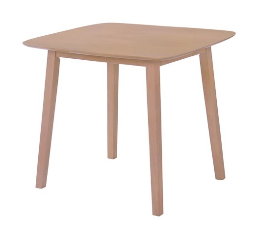DOM Τραπέζι 90x90cm / MDF Απόχρωση Oak