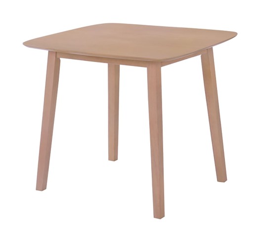 DOM Τραπέζι 90x90cm / MDF Απόχρωση Oak