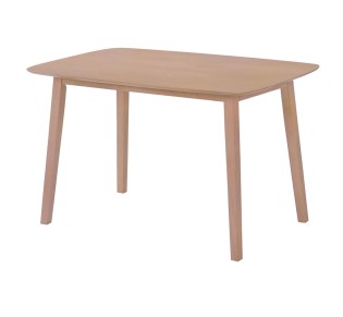 DOM Τραπέζι Τραπεζαρίας 80x120cm / MDF Απόχρωση Oak
