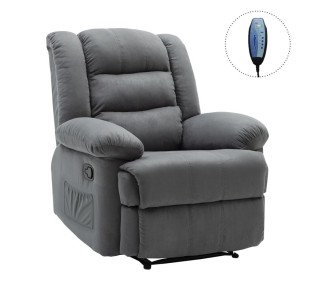 JULIA Massage - Relax Armchair / Fabric Grey