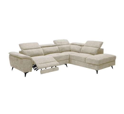 ROMEO Right Facing Corner - Relax Sofa / Beige Fabric