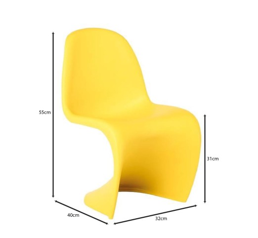 BLEND Kid Chair / PP Yellow