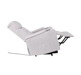 NANCY Lift - Relax Armchair - Electric Lift & Tilt / Fabric Light Grey