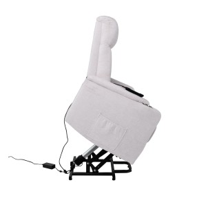 NANCY Lift - Relax Armchair - Electric Lift & Tilt / Fabric Light Grey