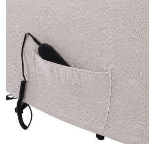 NANCY Lift-Relax Armchair - Electric Lift & Tilt / Fabric Dark Grey