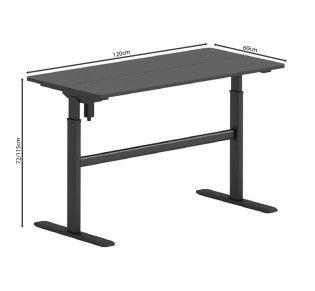 LEVEL Electric Height adjustable Desk / Black