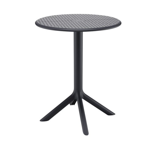 MODA-H Table Ø60cm / PP & UV Protection - Black
