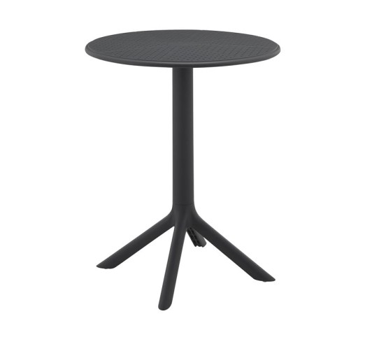 MODA-H Table Ø60cm / PP & UV Protection - Anthracite