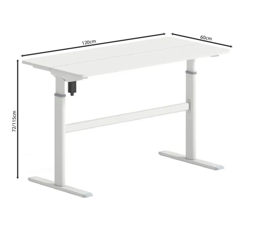 LEVEL Electric Height adjustable Desk / White