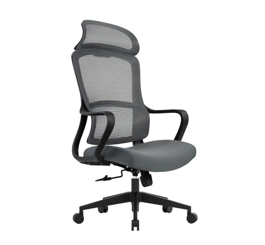 BF3010 Manager Armchair / Grey Mesh - Fabric