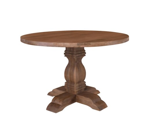 ATLAS Round Dining Table Ø120cm / Mango Smoke Walnut