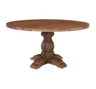 ATLAS Round Dining Table Ø150cm / Mango Smoke Walnut 2