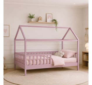 DREAM Montessori Kid Bed for Mattress 90x190cm / Pink 2