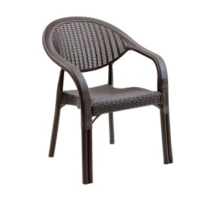 BAMBOO Pro Armchair / PP - UV Brown 2