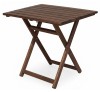 70x70 Walnut Wooden Folding Table