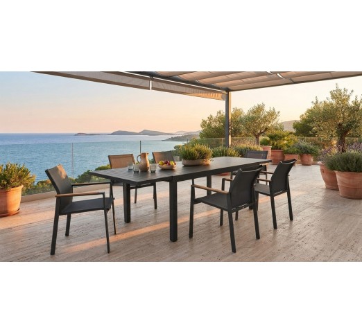 Valetta aluminum extendable table - 2 years guarantee | Avant Garde