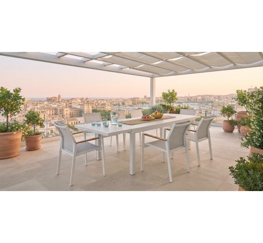 Valetta επεκτεινόμενο τραπέζι αλουμινίου - 2 χρόνια εγγύηση | Avant Garde