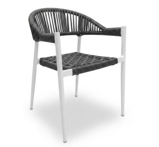Analia aluminum rope armchair -2 years guarantee | Avant Garde design