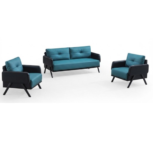 Contour S/3 set μεταλλικό μαύρο | Avant Garde design