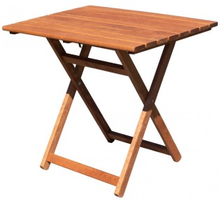 70x70cm Wooden Folding Table Cherry