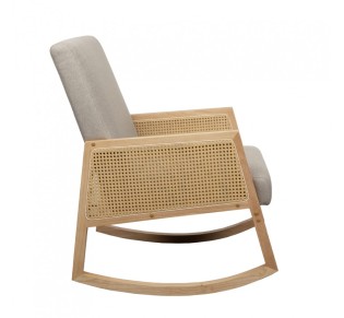 AMMOS ARMCHAIR ROCKING BEIGE 65x82x96cm