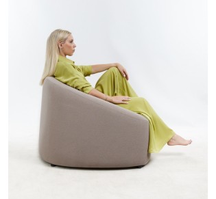 PUFFY ARMCHAIR CREAM 95x93xH79cm
