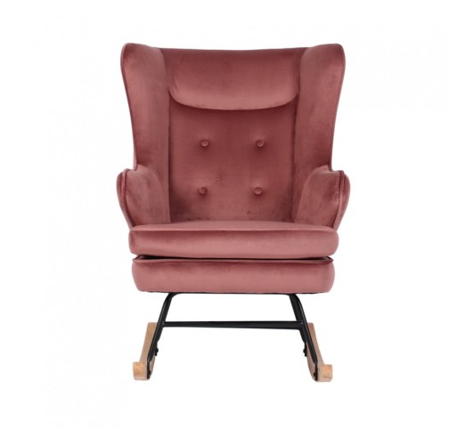 ROCKER ARMCHAIR ROCKING PINK 71x86xH102cm