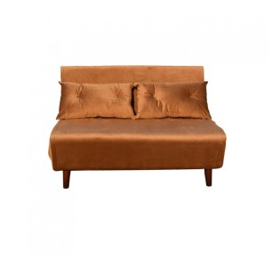 FALCON SOFA BED 2SEAT FOLDING FABRIC CAMEL E1 PRC