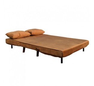 FALCON SOFA BED 2SEAT FOLDING FABRIC CAMEL E1 PRC