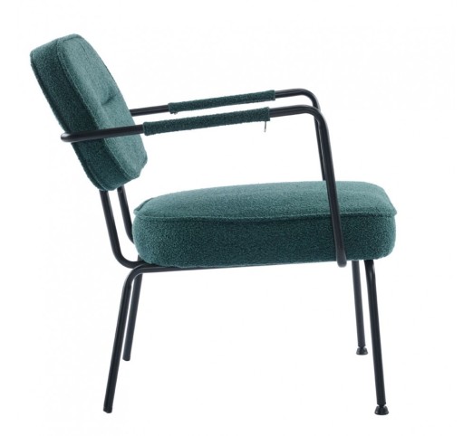 PRISLEY ΠΟΛΥΘΡΟΝΑ PETROL 73x66xH78cm