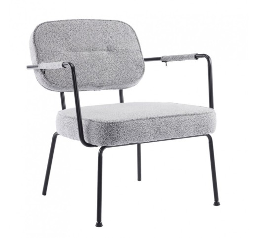 PRISLEY ARMCHAIR GREY LIGHT 73x66xH78cm