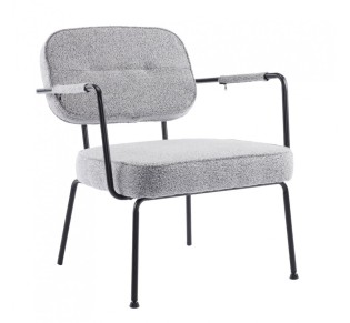 PRISLEY ARMCHAIR GREY LIGHT 73x66xH78cm