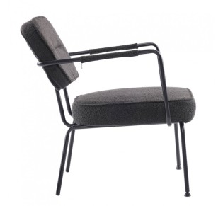 PRISLEY ARMCHAIR BLACK 73x66xH78cm