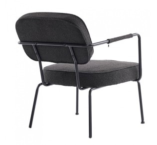 PRISLEY ARMCHAIR BLACK 73x66xH78cm