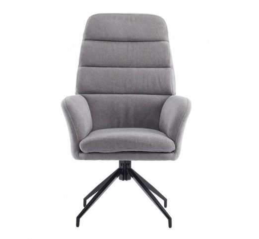 GIRAR ARMCHAIR SWIVEL GREY 70x69,5xH113cm